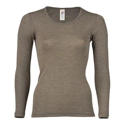 Engel Natur Blus Merinoull & Silke Walnut | Stl. 34/36