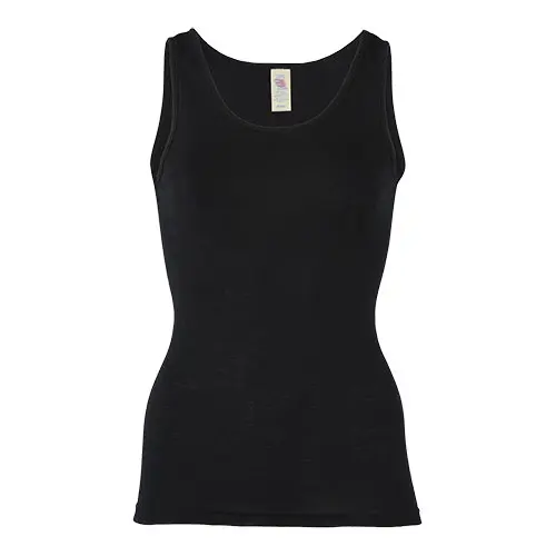 Engel Natur Topp Merinoull & Silke Black | Stl. 34/36