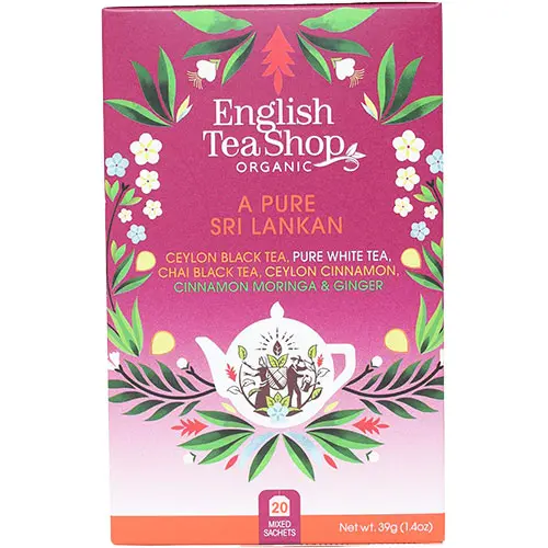 English Tea Shop A Pure Sri Lankan Tea, Ekologisk | 20 påsar