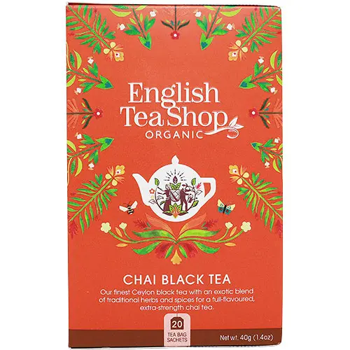 English Tea Shop Chai Svart Te Ekologisk | 20 påsar