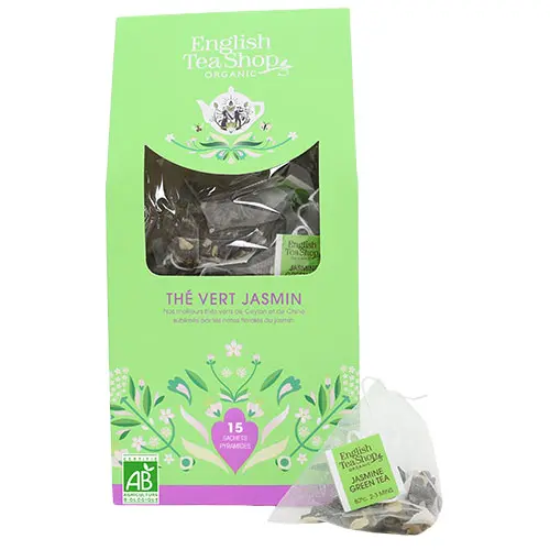 English Tea Shop Jasmine Green Te Ekologisk | 15 påsar
