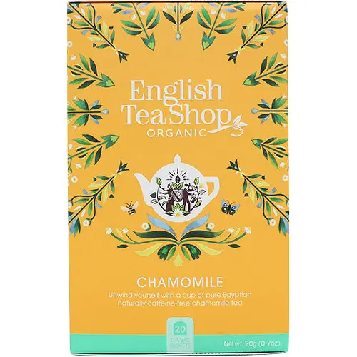 English Tea Shop Kamomill te Ekologisk | 20 påsar