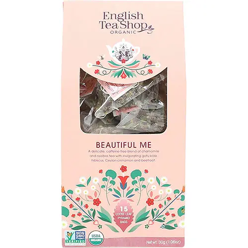 English Tea Shop Koffeinfri Te Beautiful Me Ekologisk | 15 påsar