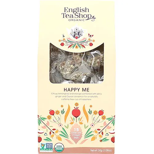 English Tea Shop Koffeinfri Te Happy Me Ekologisk | 15 påsar