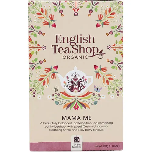 English Tea Shop Koffeinfri Te Mama Me Ekologisk | 20 påsar
