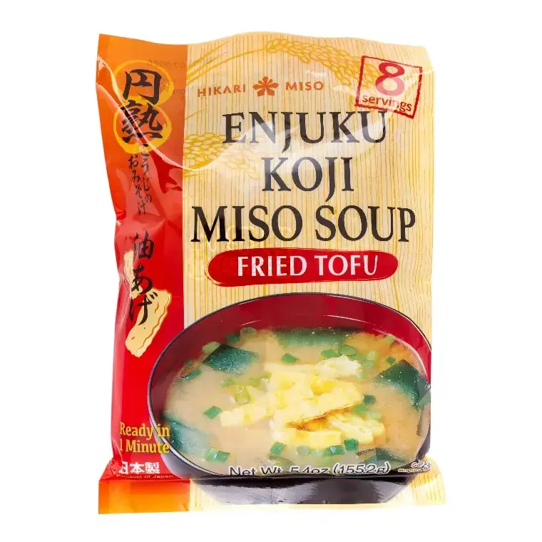 Enjuku Koji Miso-soppa med friterad tofu