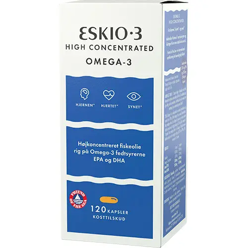 Eskio3 High Concentrated Omega-3 | 120 kapslar