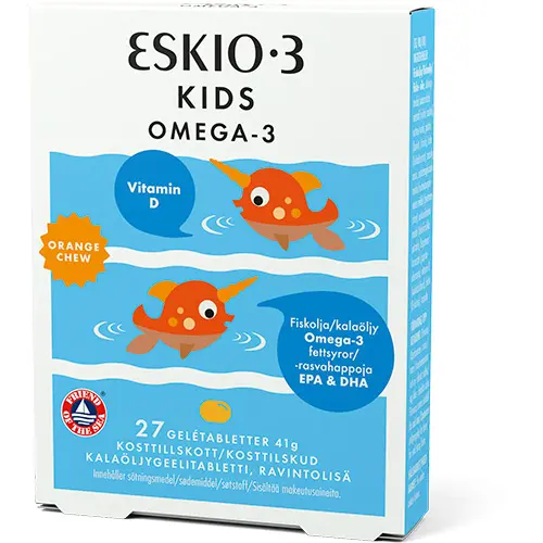 Eskio3 Kids Omega-3 Gel Tabletter | 27 tabletter