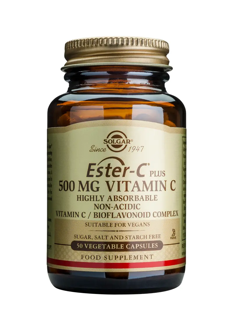 Ester-C Plus, 500 mg, 50 vegetabiliska kapslar