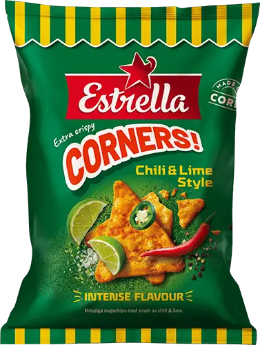 ESTRELLA CORNERNS CHILI & LIME STYLE