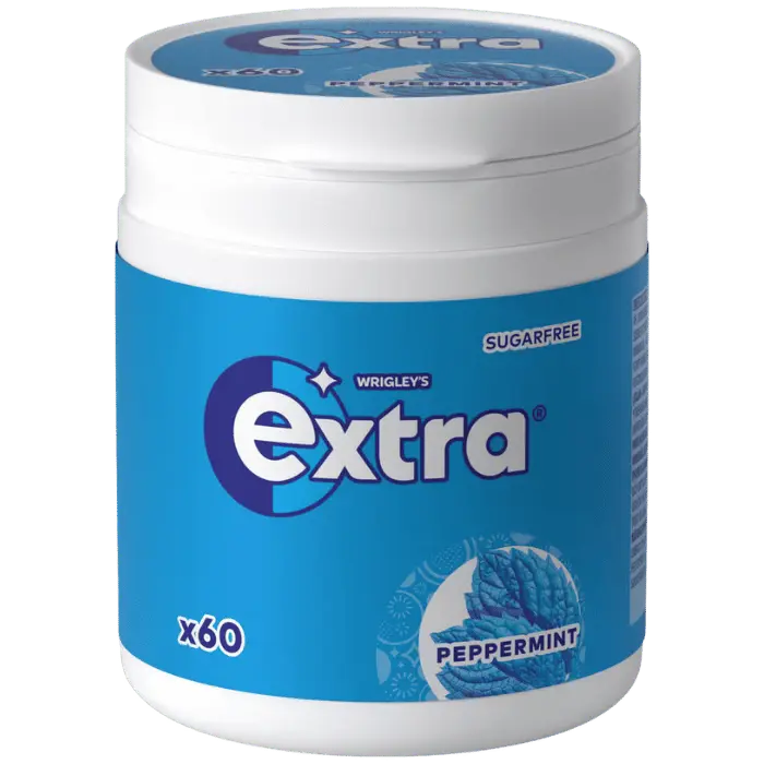Extra Bottle Peppermint 6 X 84 G