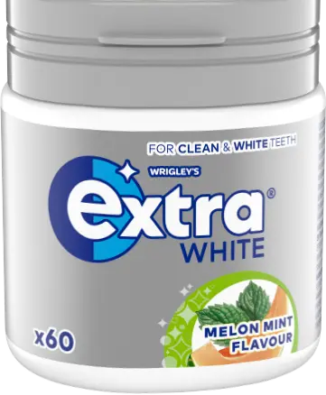 Extra Bottle White Melon Mint 6 X 84 G