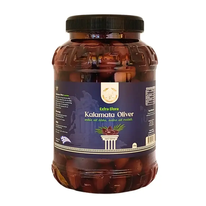 Extra Stora Kalamata Oliver – Ellas Sweden 1,6 kg