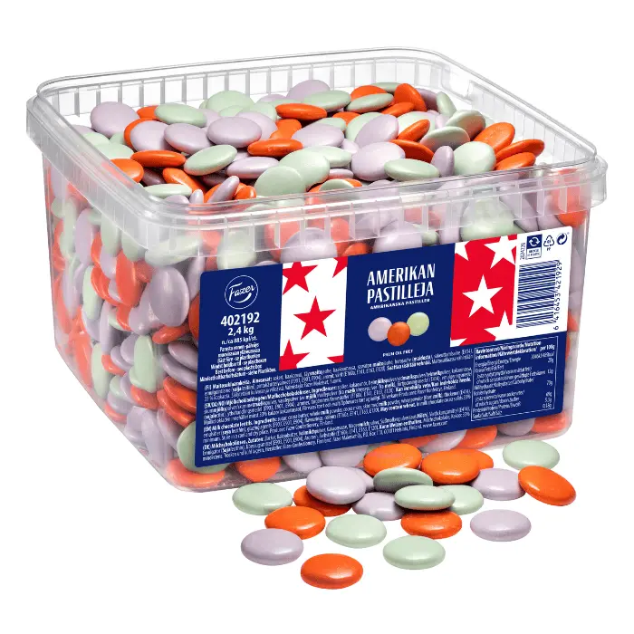 Fazer Amerikanska Pastiller 2,4 KG