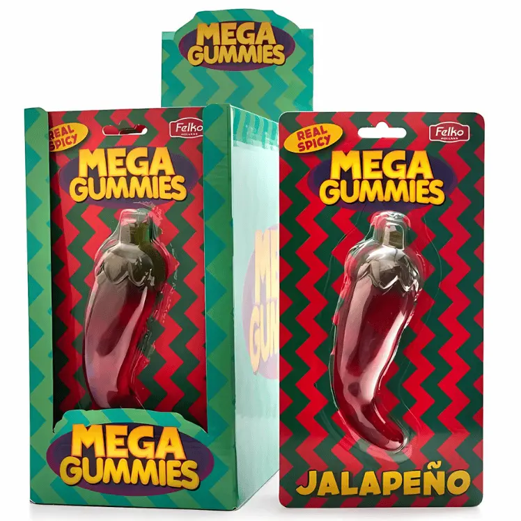 Felko Mega Gummies Jalapeño 11 X 120 G