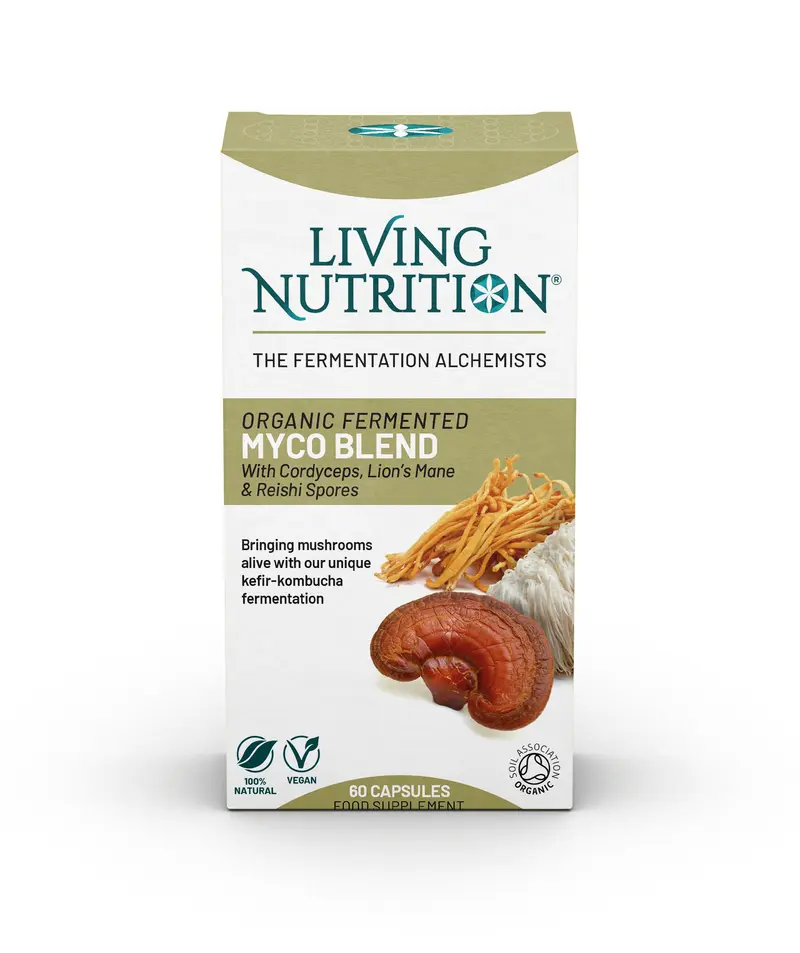 Fermenterad svampblandning (Myco Blend), 60 kapslar