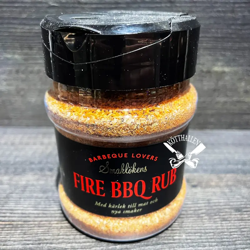 FIRE BBQ RUB, SMAKLÖKEN