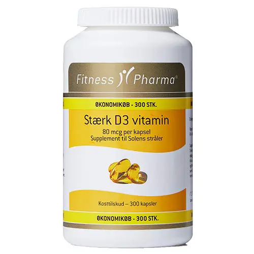 Fitness Pharma Stark Vitamin D3 | 300 kapslar