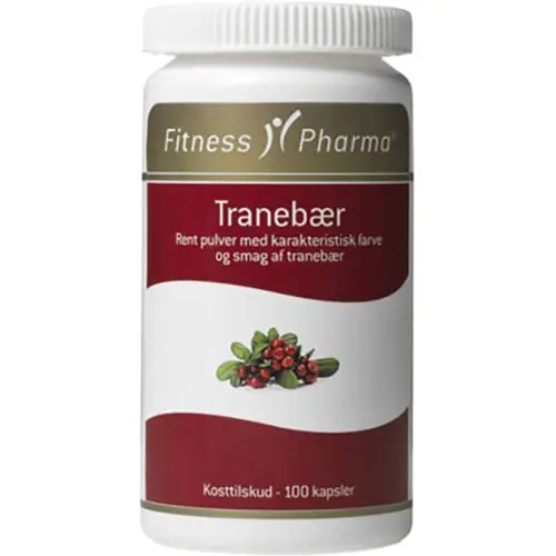 Fitness Pharma Tranbärskapslar | 100 kapslar