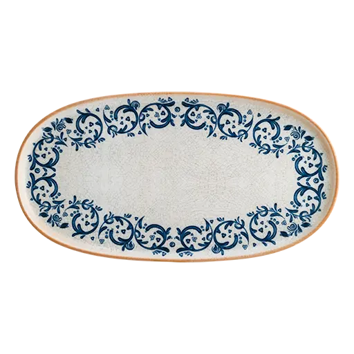 Fleur Bleue - Fat/Oval 30 cm