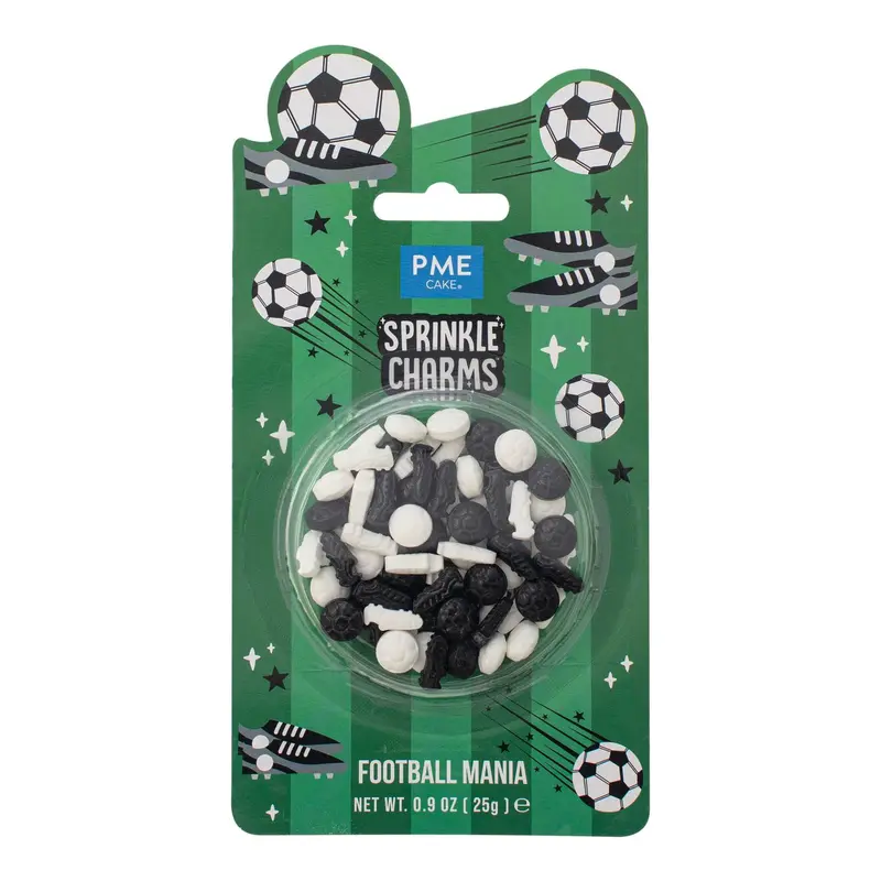 Fotboll mania Strössel Ätbar dekoration