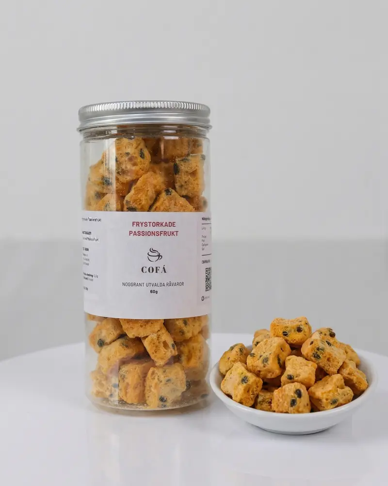 Frystorkad Passionsfrukt 60g – Tropisk & Fräsch Smak