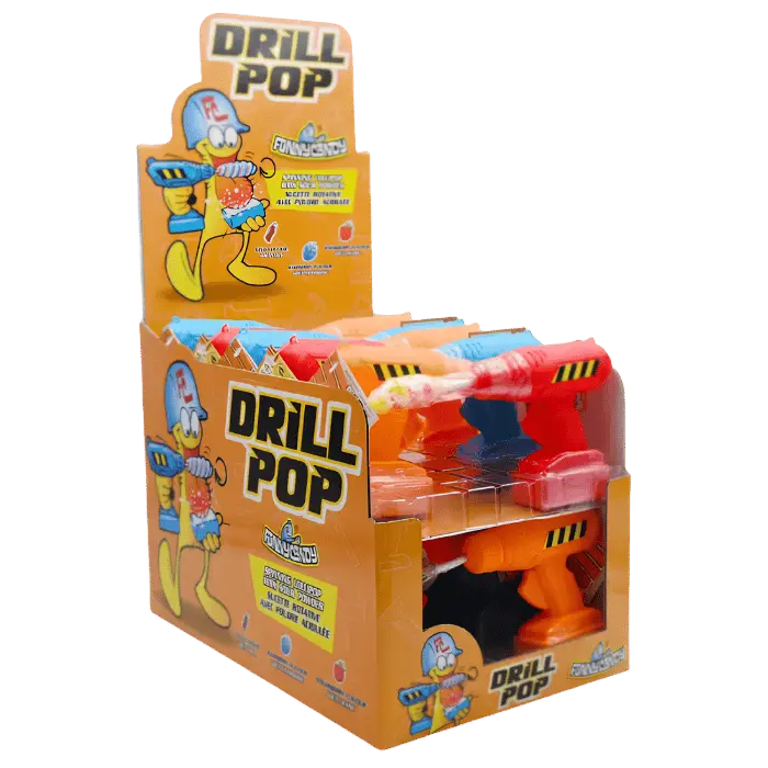 Funny Candy Drill Pop 18 X 17 G