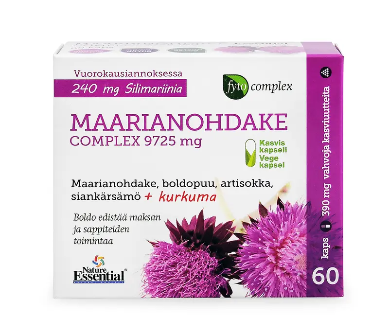 Fytocomplex Mariatistel + Boldo + Kronärtskocka + Röllika + Gurkmeja