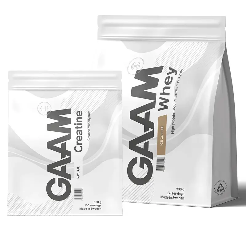 GAAM Whey 900 g + GAAM Creatine Monohydrat 500 g