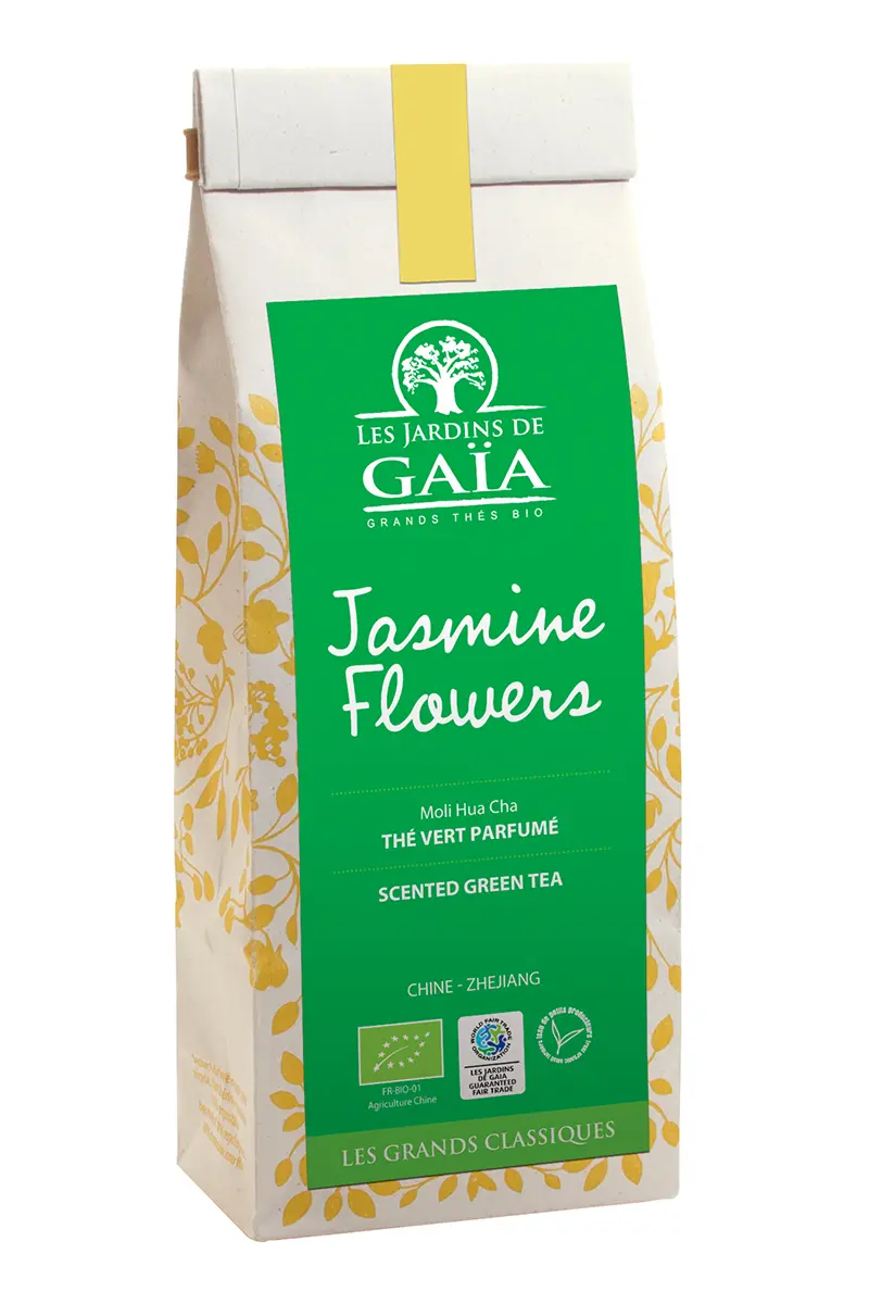 Gaia Jasmine, löst grönt te, 100 g
