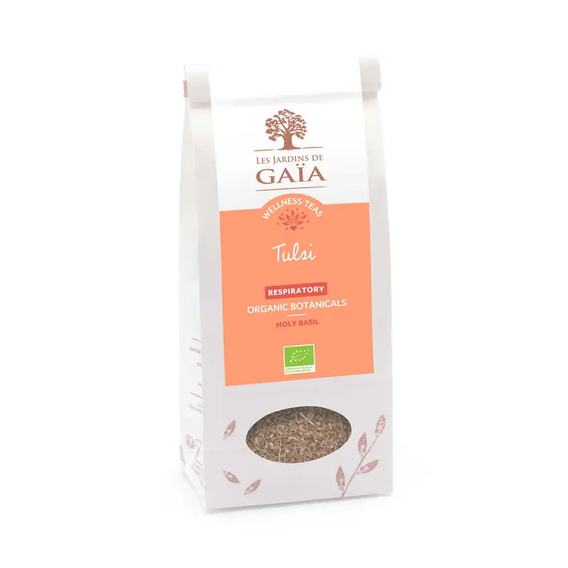 Gaia Tulsi lös te, 80 g
