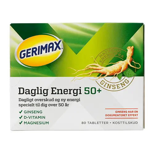 Gerimax Everyday Energy (50+) | 80 tabletter