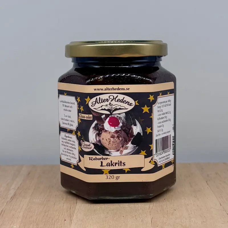 Glassås Rabarber lakrits mjölkfri