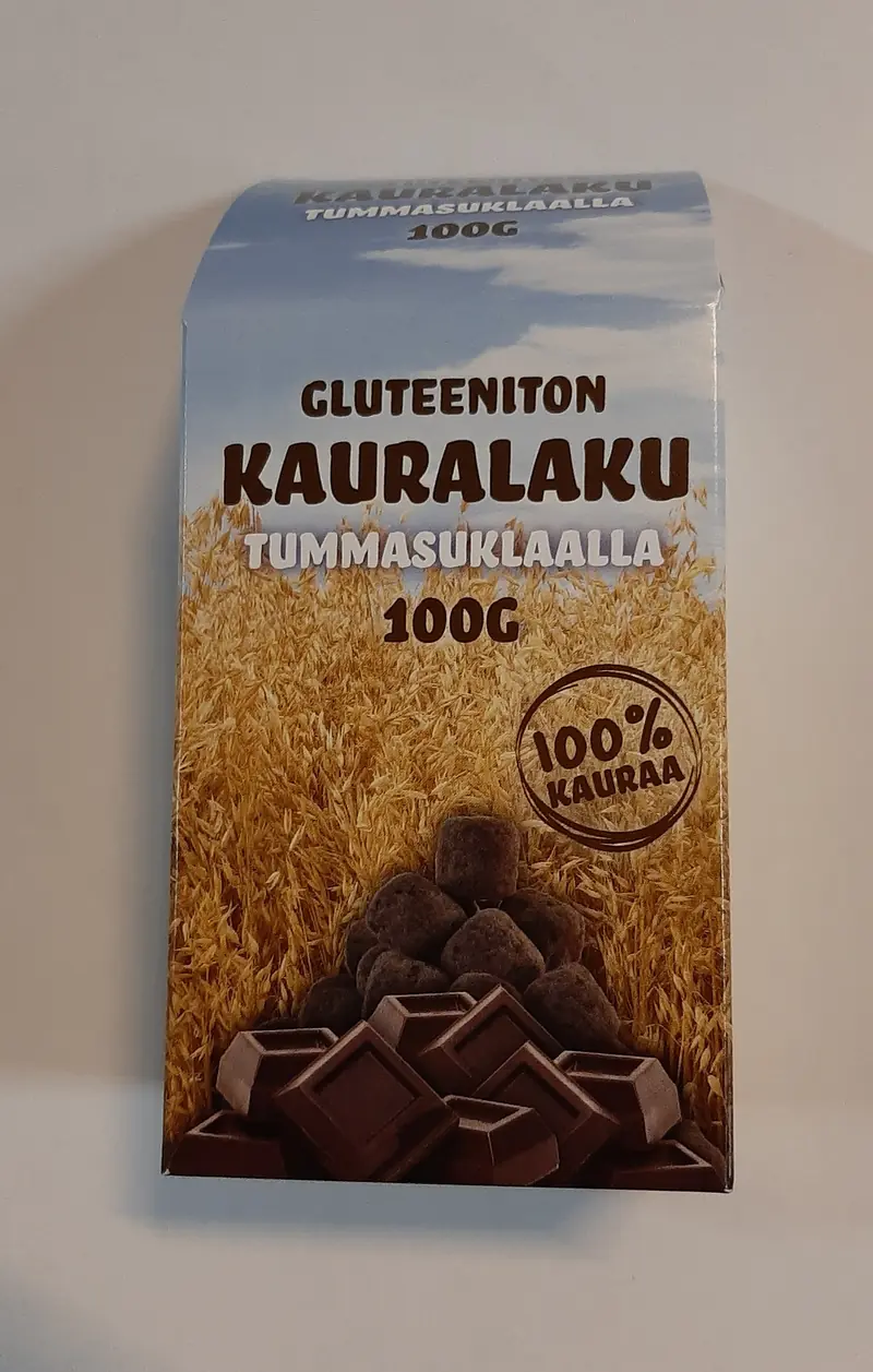 Glutenfri havrelakrits, mörk choklad, 100 g