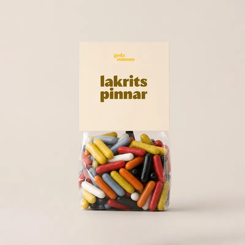 Goda Minnen Lakritspinnar 150g