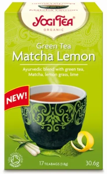 Green Tea Matcha Lemon, 37 g, 17 tepåsar