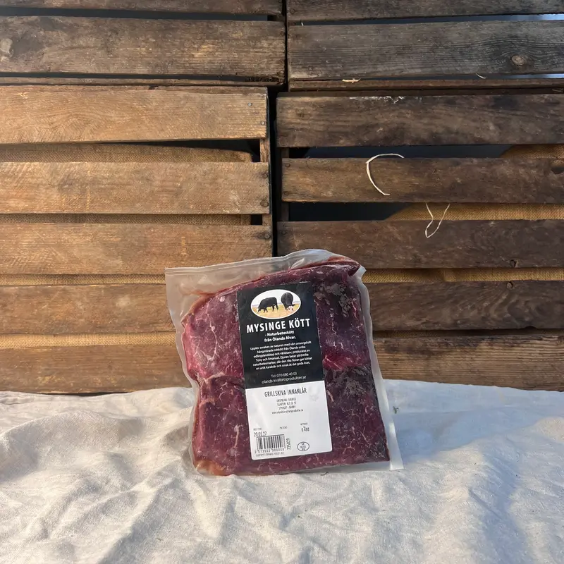 Grillskivor gräsbeteskött