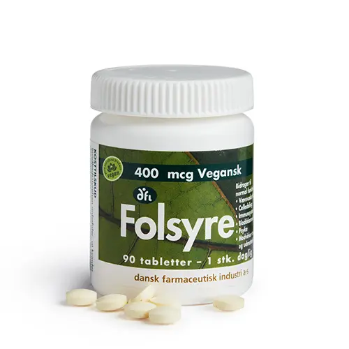 Grønne dfi vitaminer Folsyra | 90 tabletter