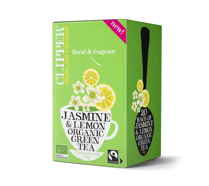 Grönt te, jasmin-citron, 20 påsar