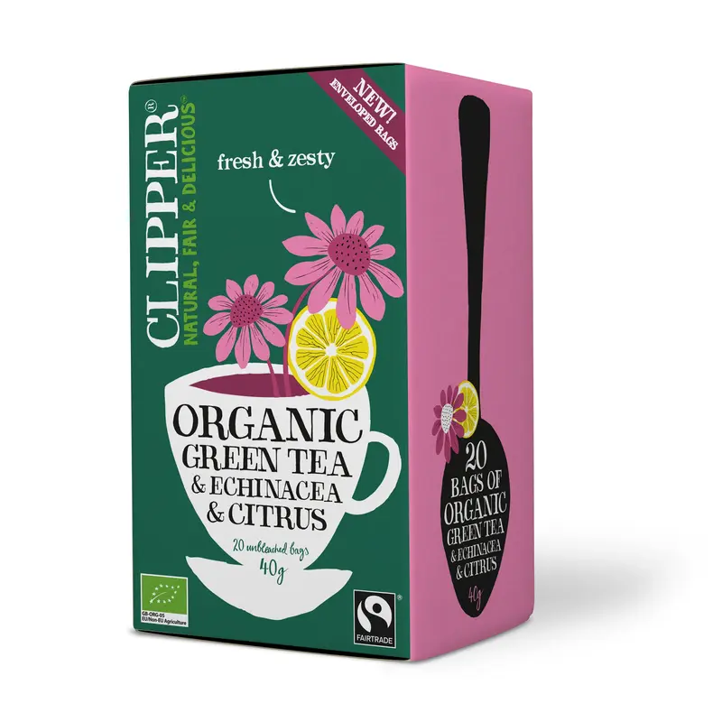 Grönt te med Echinacea
