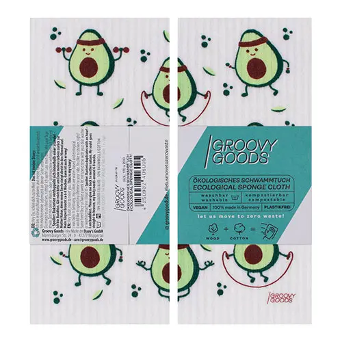 Groovy Goods Disktrasa Utan Plast | Avokado