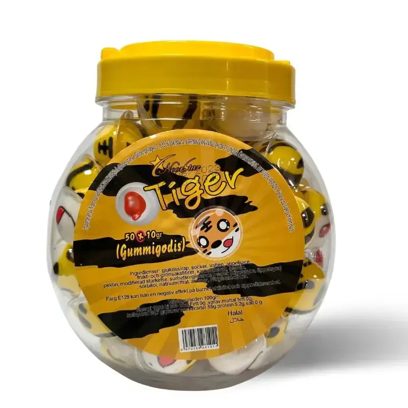 Gummigodis Tiger 50st x 10g
