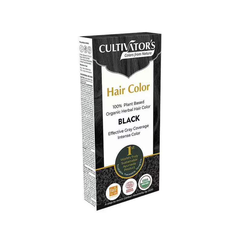 Hair Color. Black.