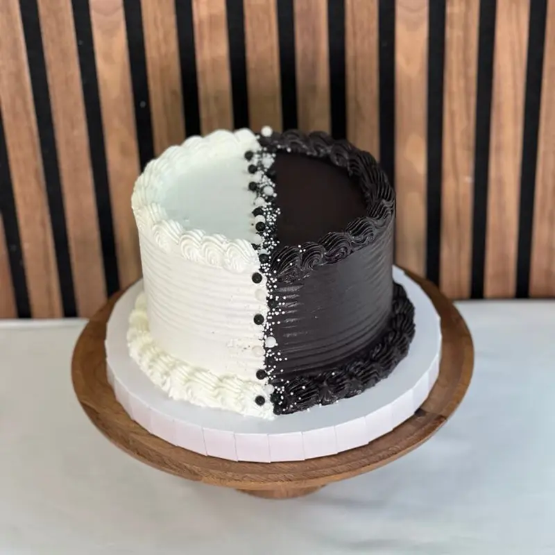 Half & Half Cake