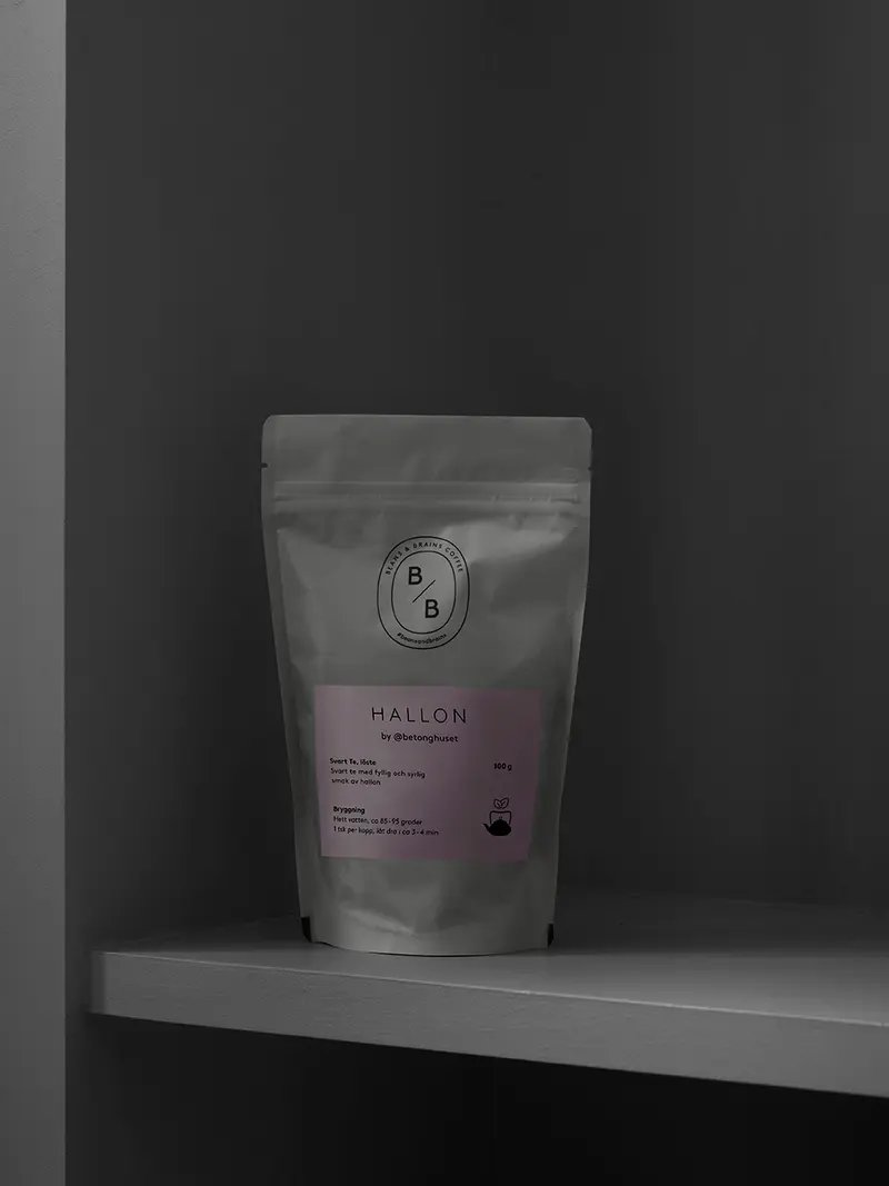 Hallon By Betonghuset - Svart Te 100gram