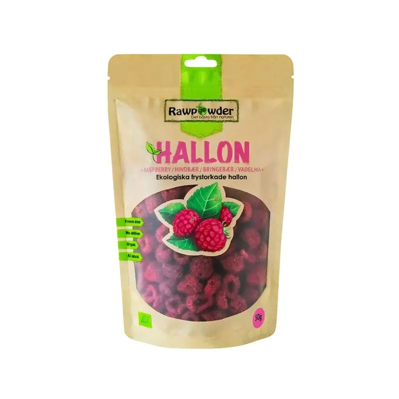 Hallon hela frystorkade 50g