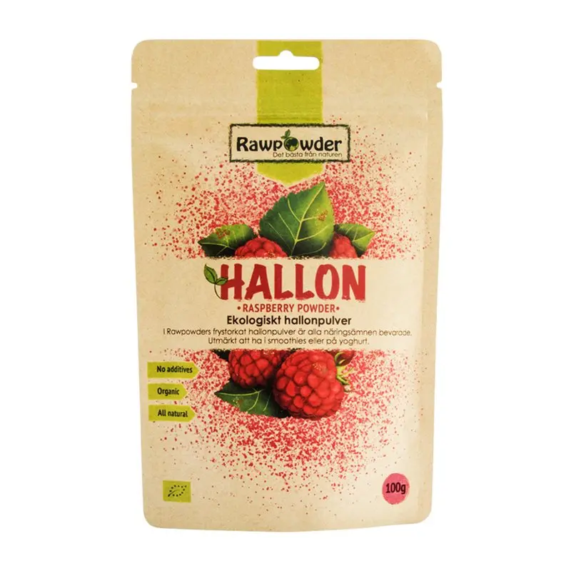 Hallonpulver 100g Frystorkat