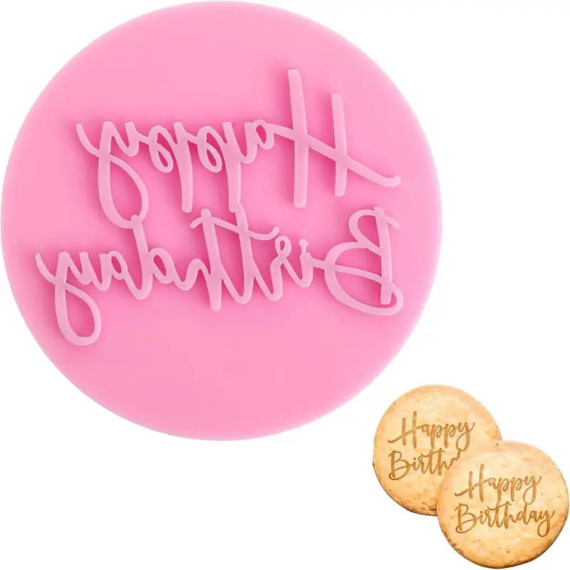 Happy Birthday Cookie Cupcake Embosser