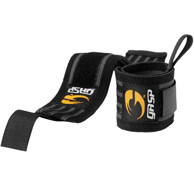 Hardcore Wrist Wraps - Black/Grey