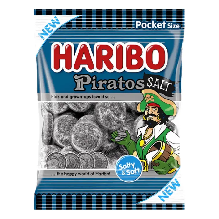 Haribo Piratos Salt 28 X 70 G